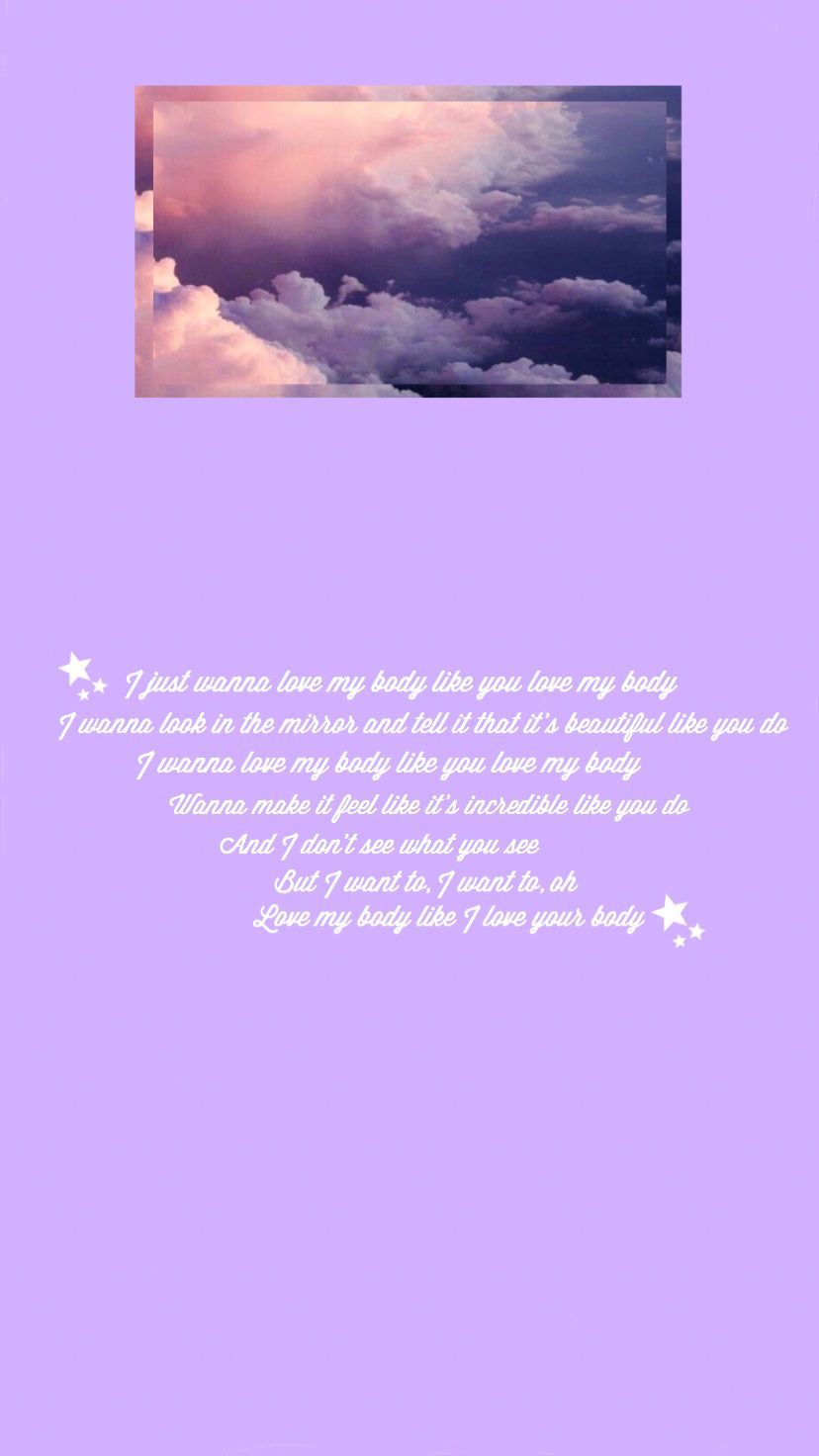 Song #lyric wallpaper iPhone body Julia Michaels #purple #sky. Julia michaels, Michael song, Pretty words