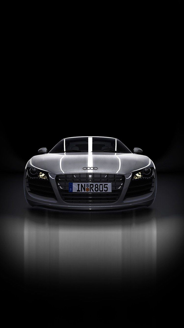Audi Supercar Dark Black Illustration Art Free Download Wallpaper for Phone
