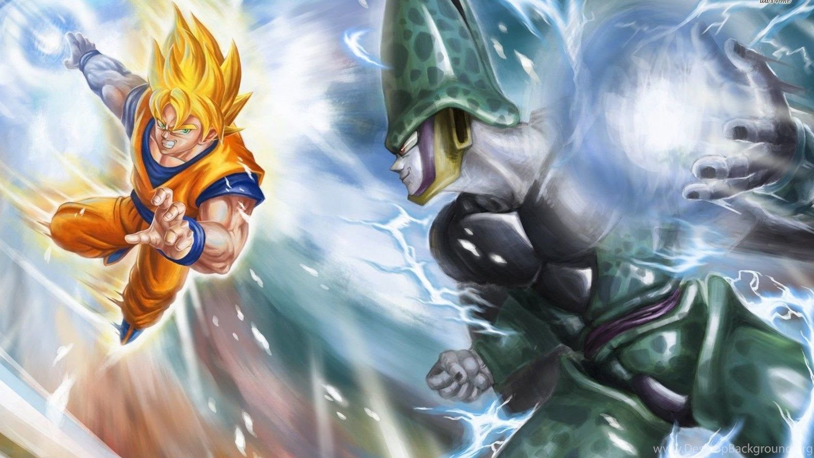 Dragon Ball Z Fight With Vegeta Wallpaper Anime Wallpaper Desktop Background