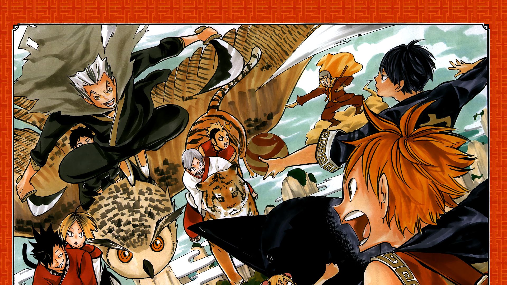 Haikyu Fighting With Wild Team HD Anime Wallpaper