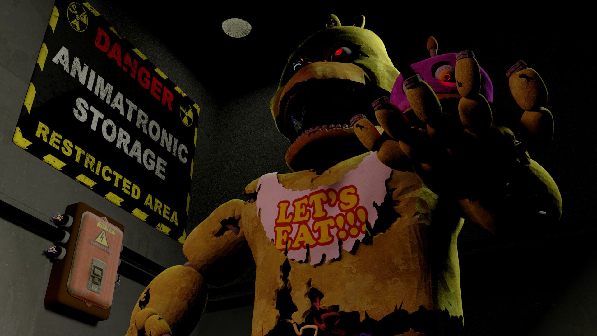 Five NIGHTMARES At Freddy's (feat. Nightmare Chica), Christopher Holloway