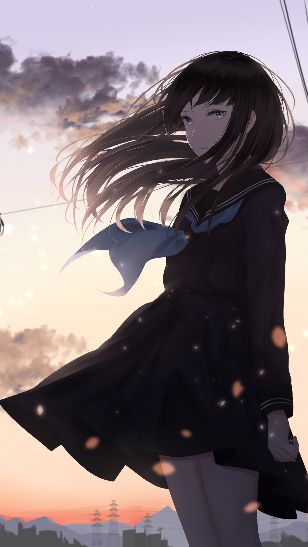 Sad Anime Girl 1080x1920 Wallpapers Wallpaper Cave 0924