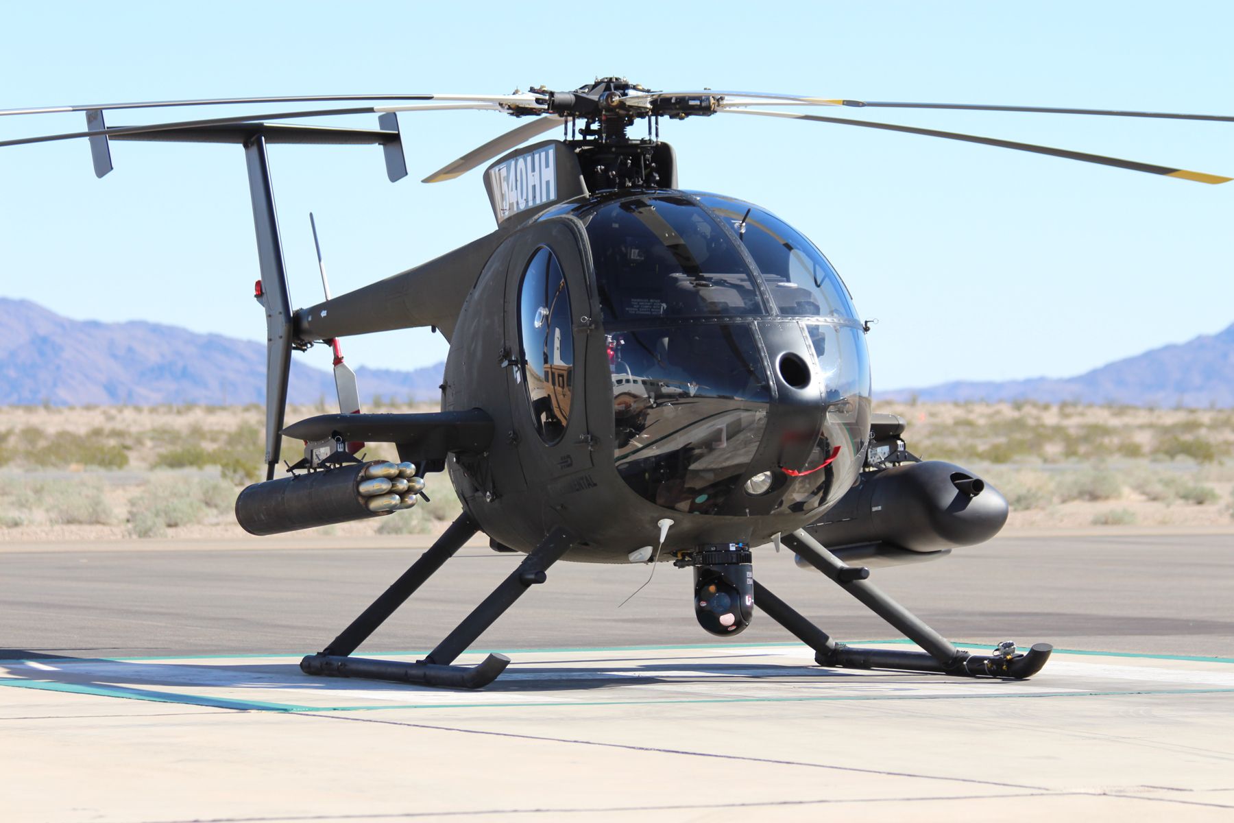 MD 500 scout in the Tularosa Basin. Military airplane, Helicopter pilots, Helicopter
