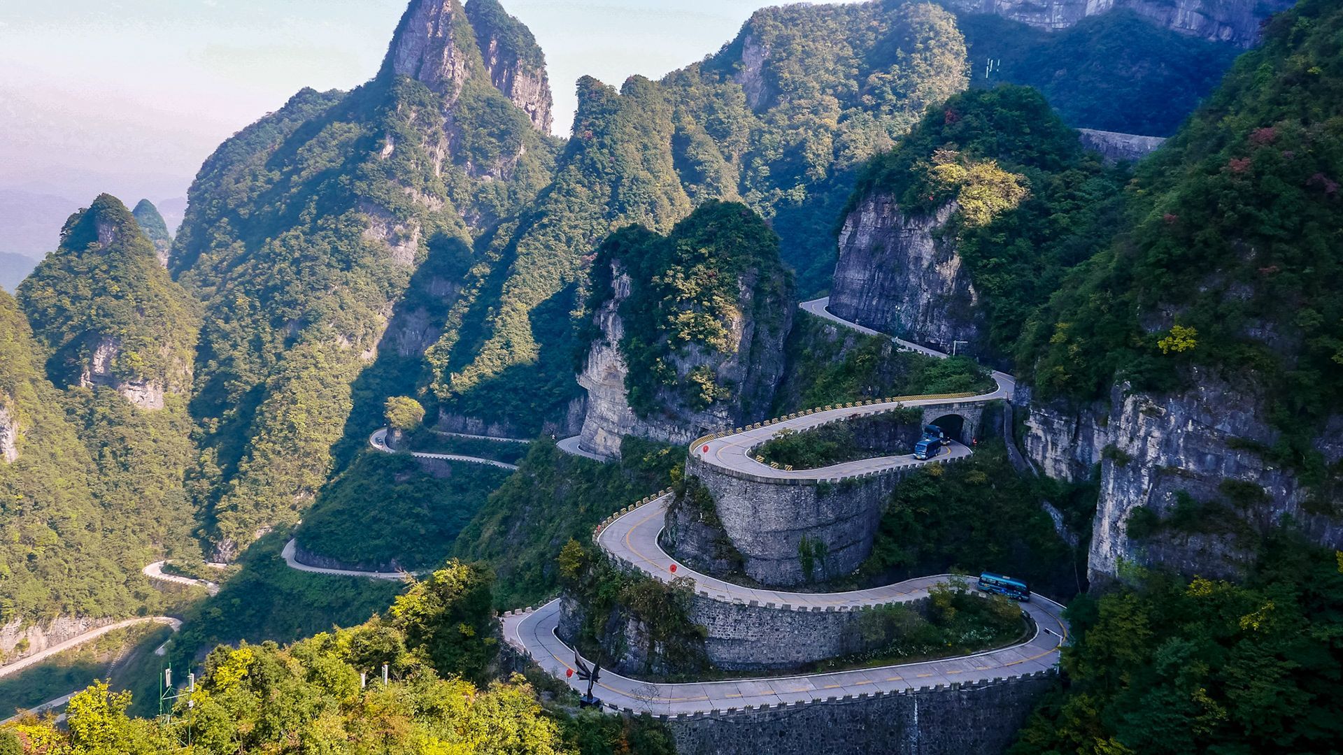 tianmen mountain trip