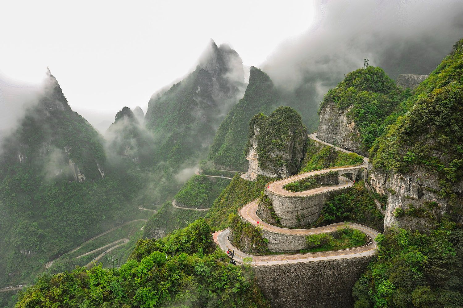 Tianmen Mountain National Park China Wallpapers Wallpaper Cave