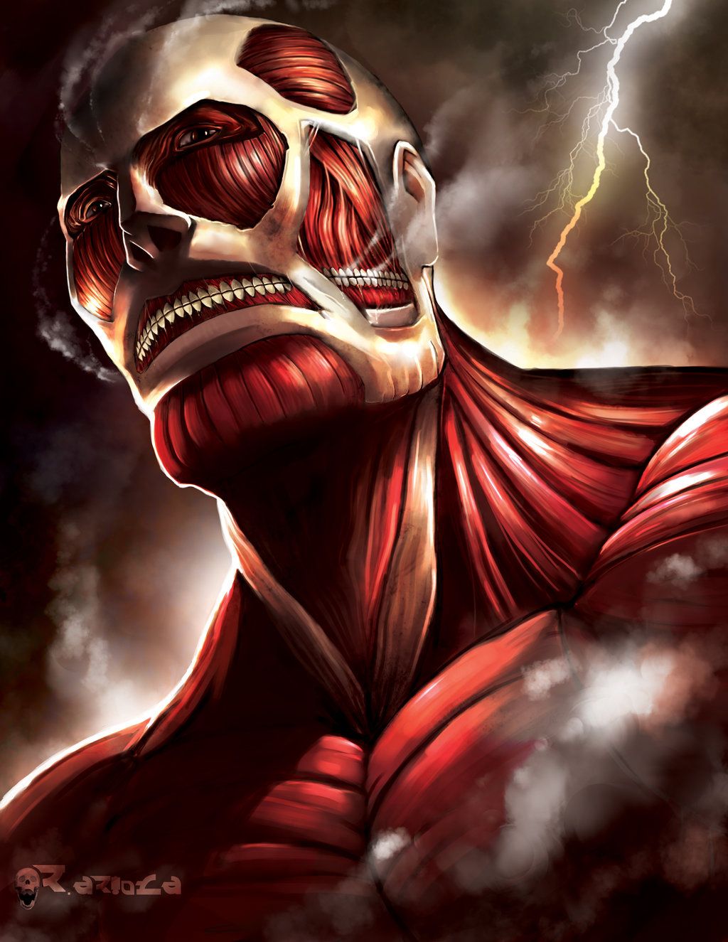 Attack on titan colossal titan HD wallpapers  Pxfuel