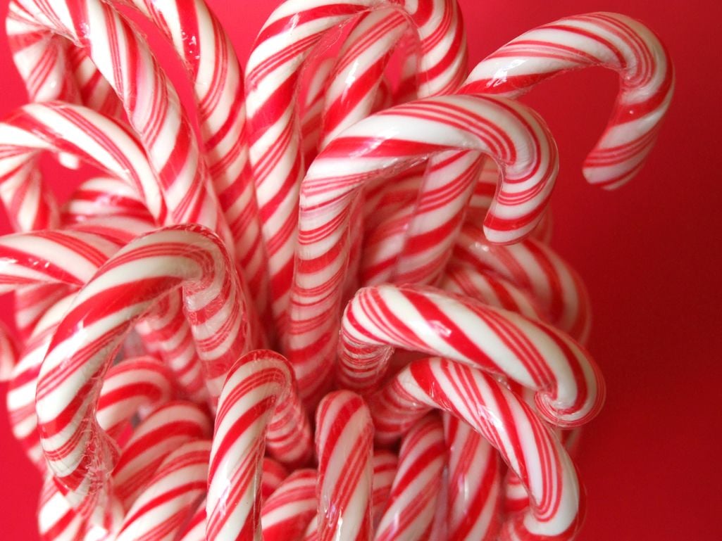 Candy Cane Christmas Wallpapers Wallpaper Cave