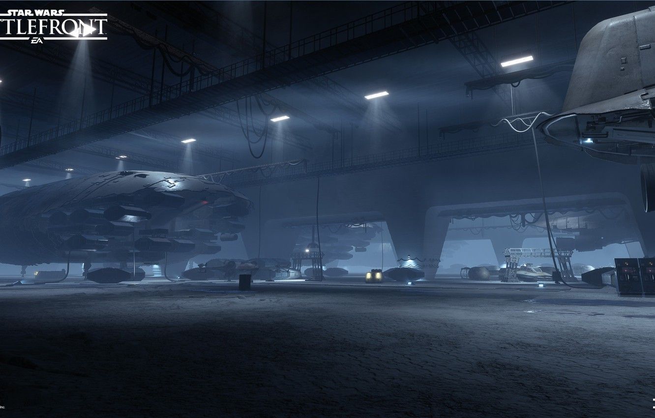 Wallpaper hangar, camera, Star Wars Battlefront image for desktop, section игры