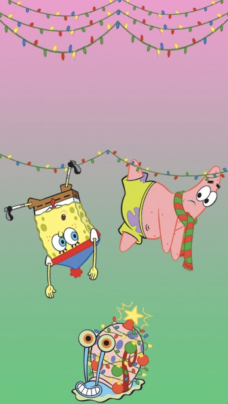 Pin By OUM.彡 On BG Wallpaper Pattern. Spongebob Wallpaper, Cartoon Wallpaper Iphone, Wallpaper Iphone Christmas