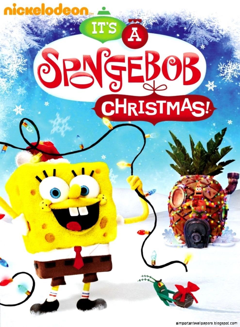 Christmas Spongebob Desktop Background