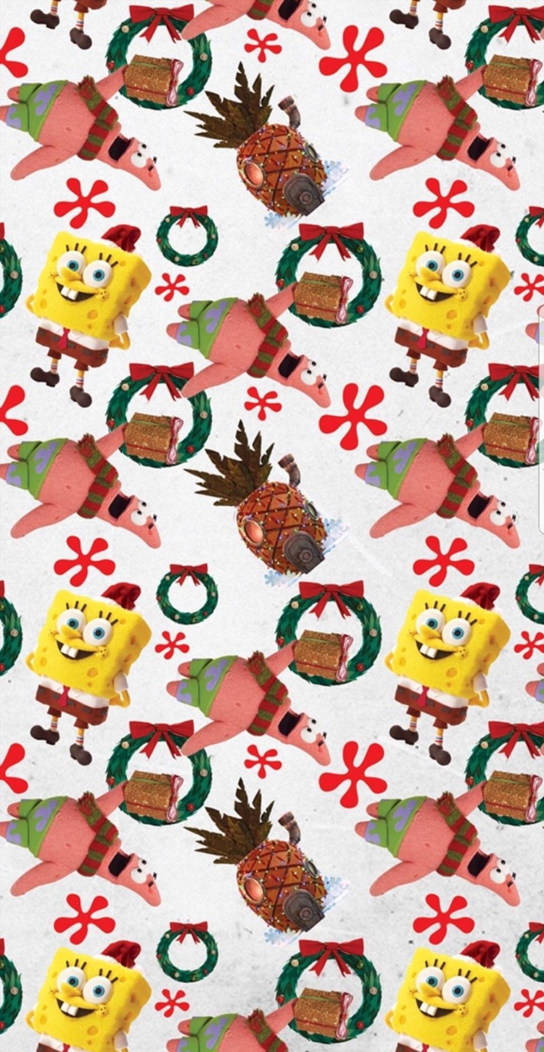 Spongebob Squarepants. Spongebob wallpaper, Spongebob christmas, Christmas wallpaper