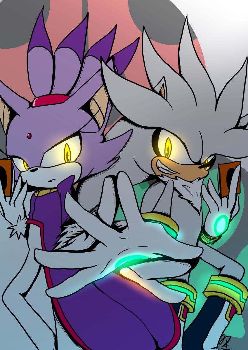 Silver and Blaze. Sonic and shadow, Sonic fan art, Model drawing