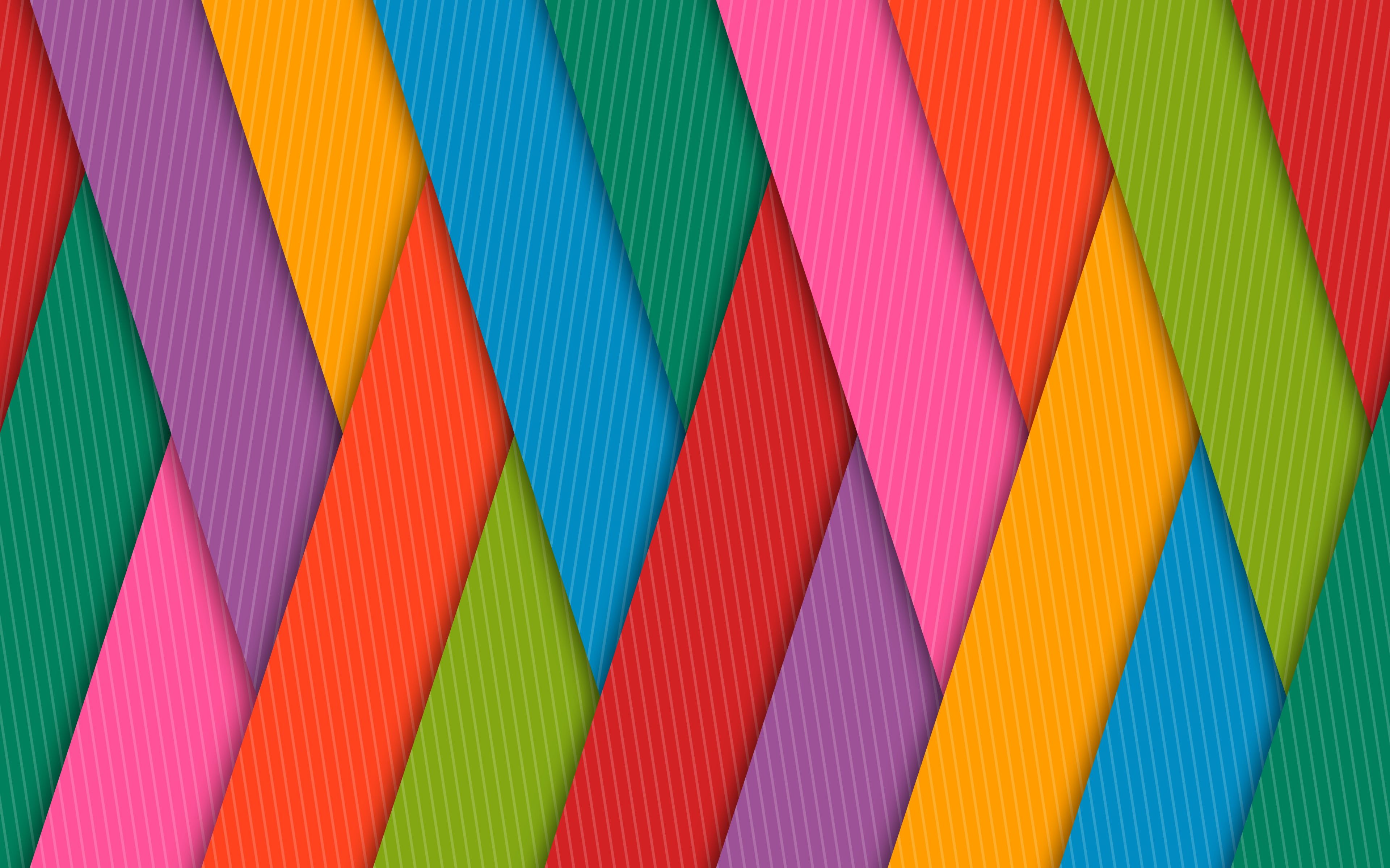 Download Crossed, stripes, material, abstract, colorful wallpaper, 3840x 4K Ultra HD 16: Widescreen