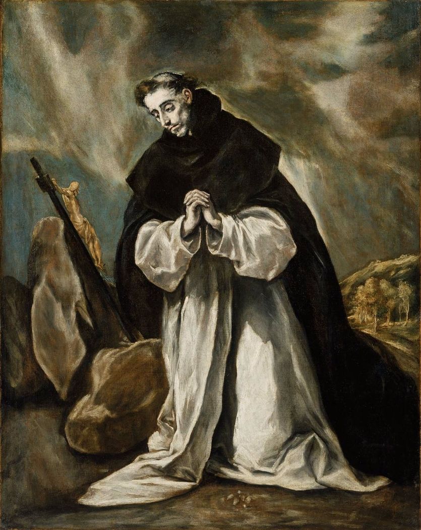 Saint Dominic in Prayer El Greco on USEUM