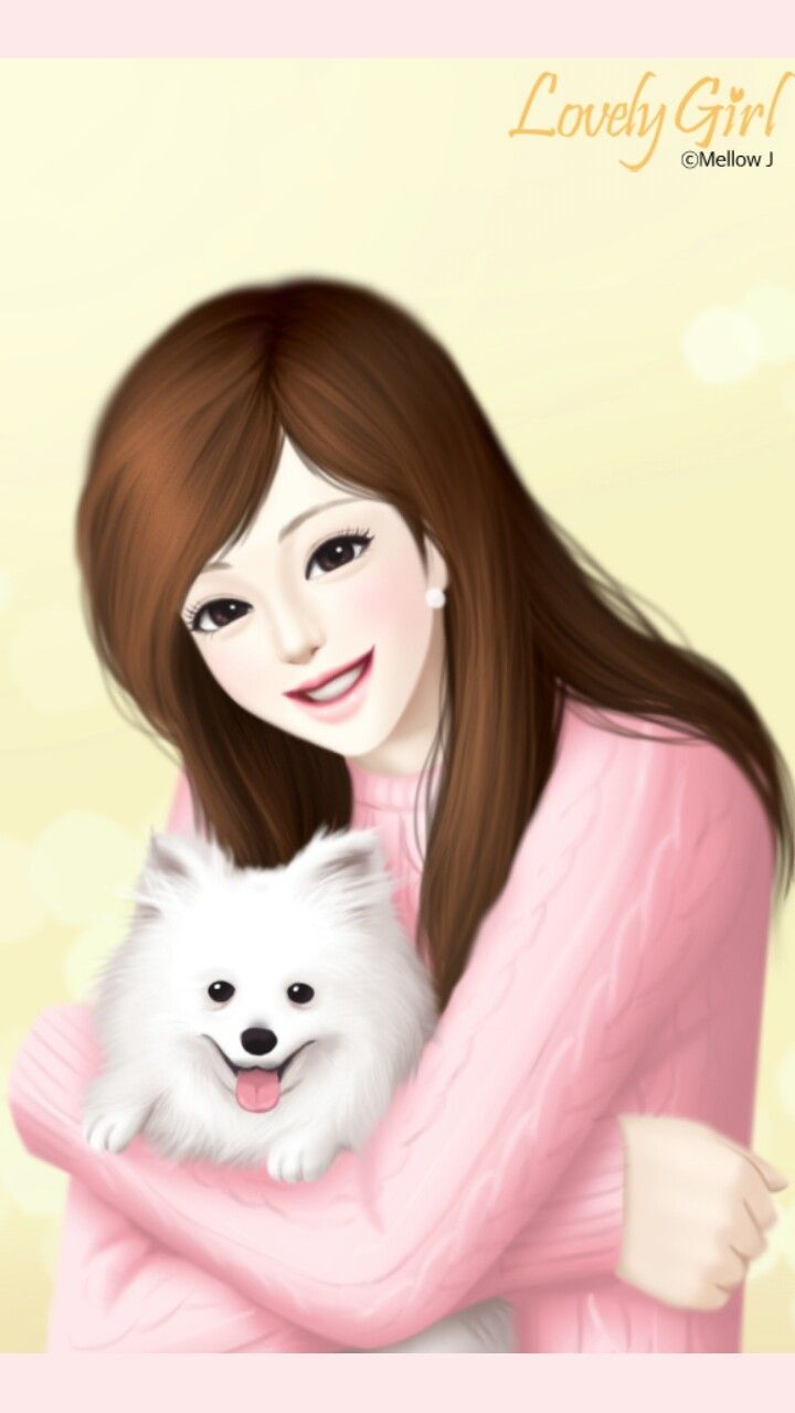 art, art girl, background, beautiful, beautiful girl, beauty, cartoon, cute art, design, drawing, Enakei, fashion, girl, hair, illustration, illustration girl, puppy, sweet, sweet girl, wallpaper, we heart it, lovely girl, beautiful art