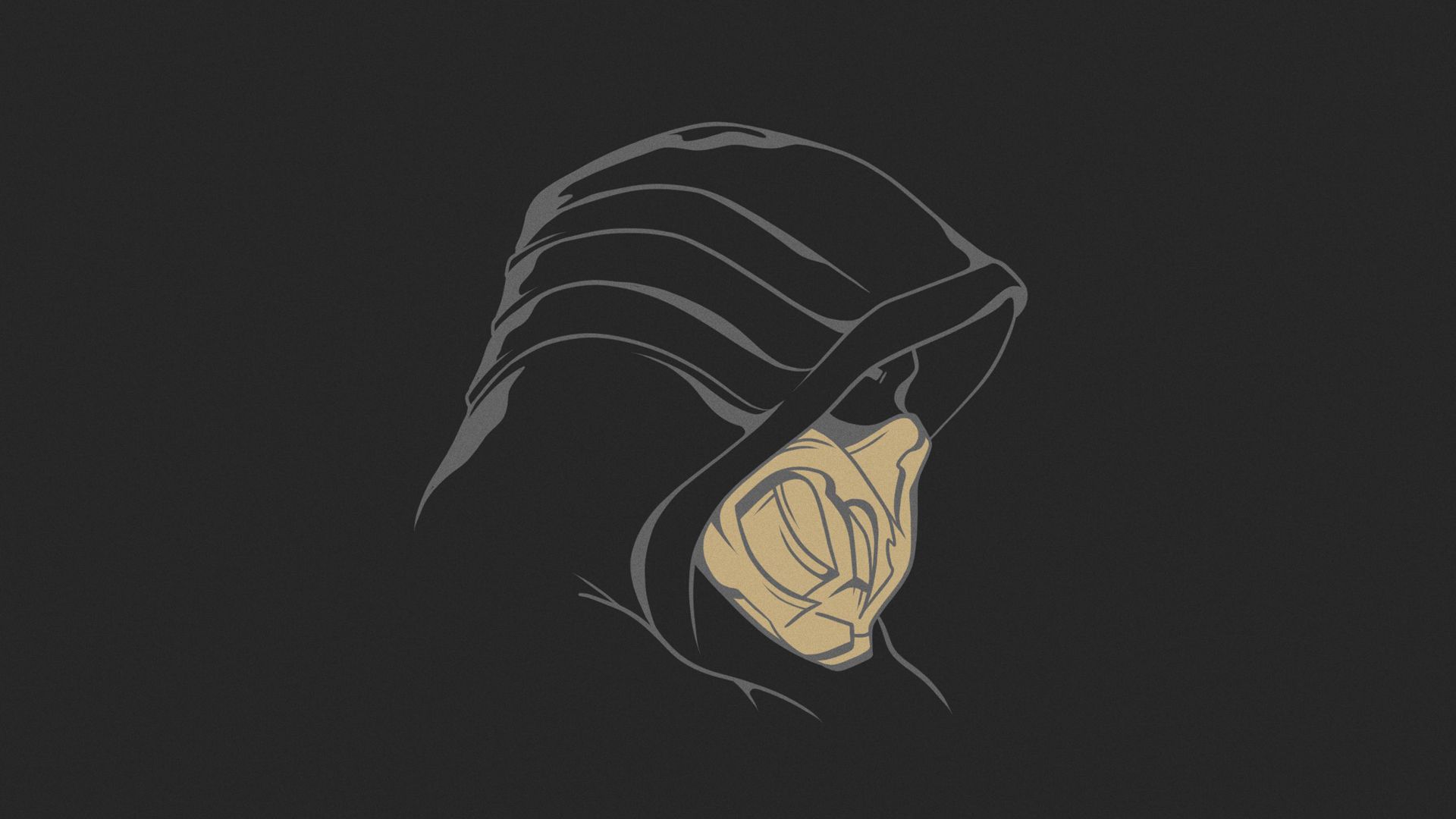 Scorpion Mortal Kombat Wallpaper, HD Minimalist 4K Wallpaper, Image and Background
