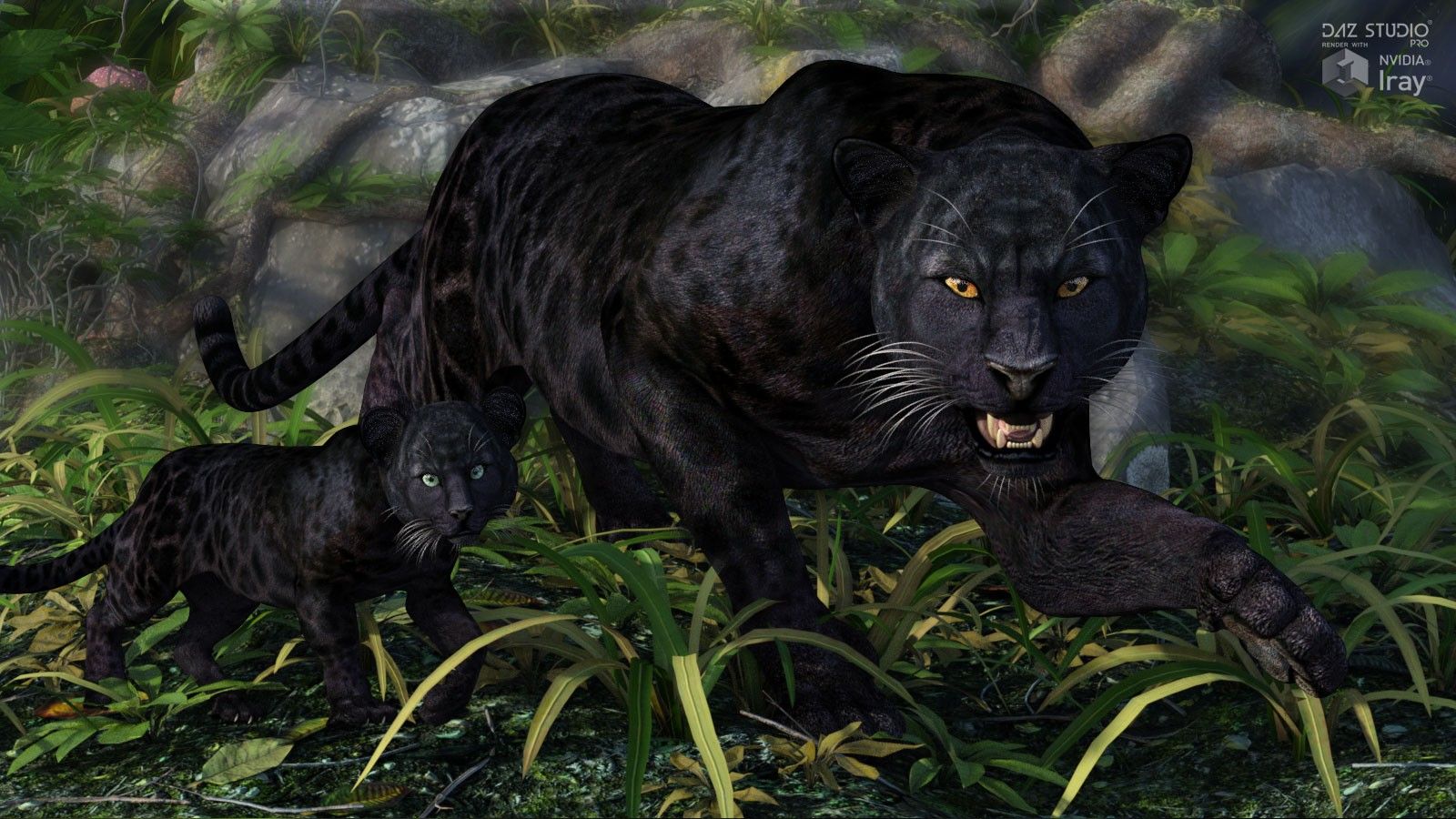 CWRW Black Panther for the HiveWire Big Cat CWRW Creation at HiveWire 3D
