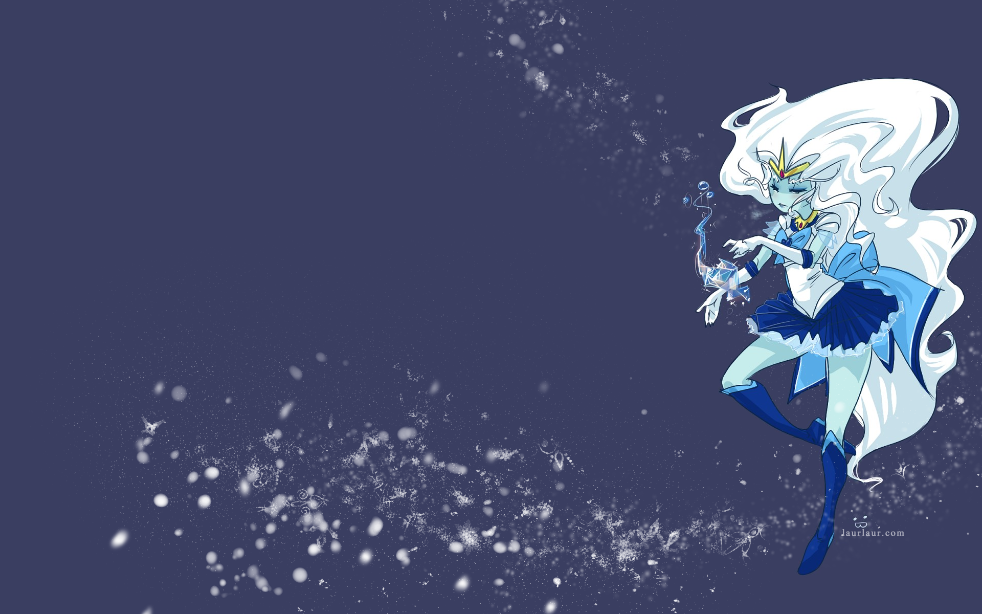 Boots ice winter (season) snow sailor moon long hair adventure time snowflakes sailor mercury white hair crossovers photomanipulations ice queen laur wallpaperx1200