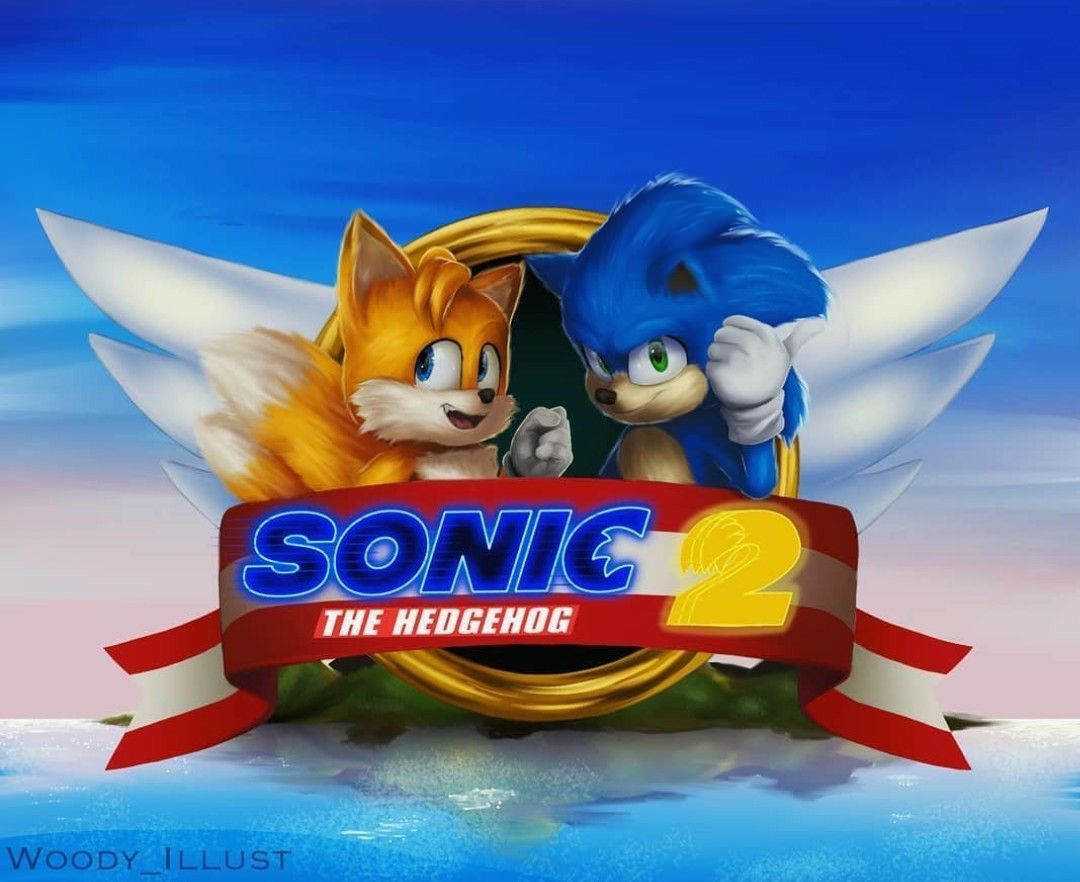 Sonic Movie 2 Fan Art by woody_illustrate. Hedgehog movie, Sonic the hedgehog, Sonic