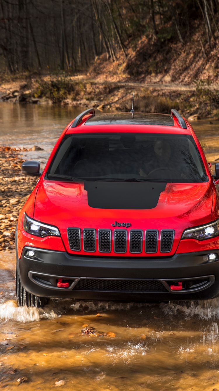 Download 750x1334 wallpaper 2018 jeep cherokee trailhawk, outdoor, iphone iphone 750x1334 HD image, background, 2272