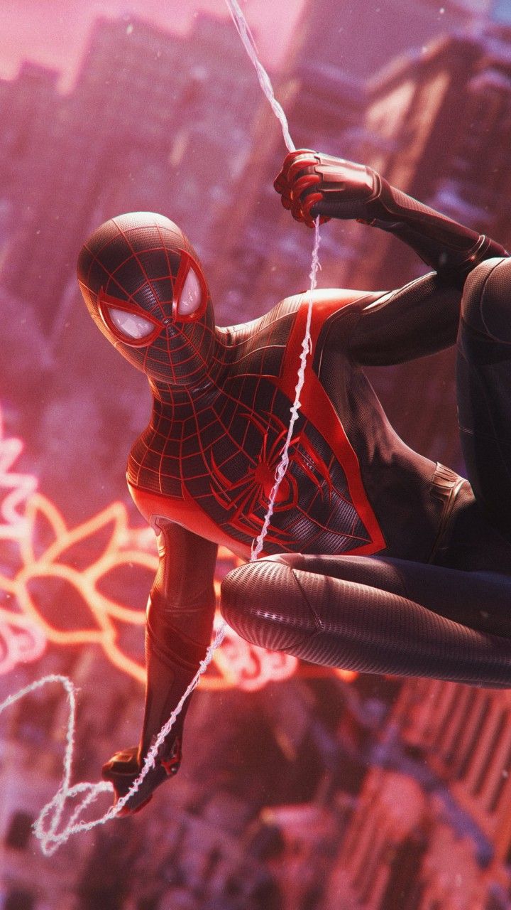 Wallpaper Spider Man: Miles Morales, Gameplay, PS5, PlayStation 5, BLM, Games
