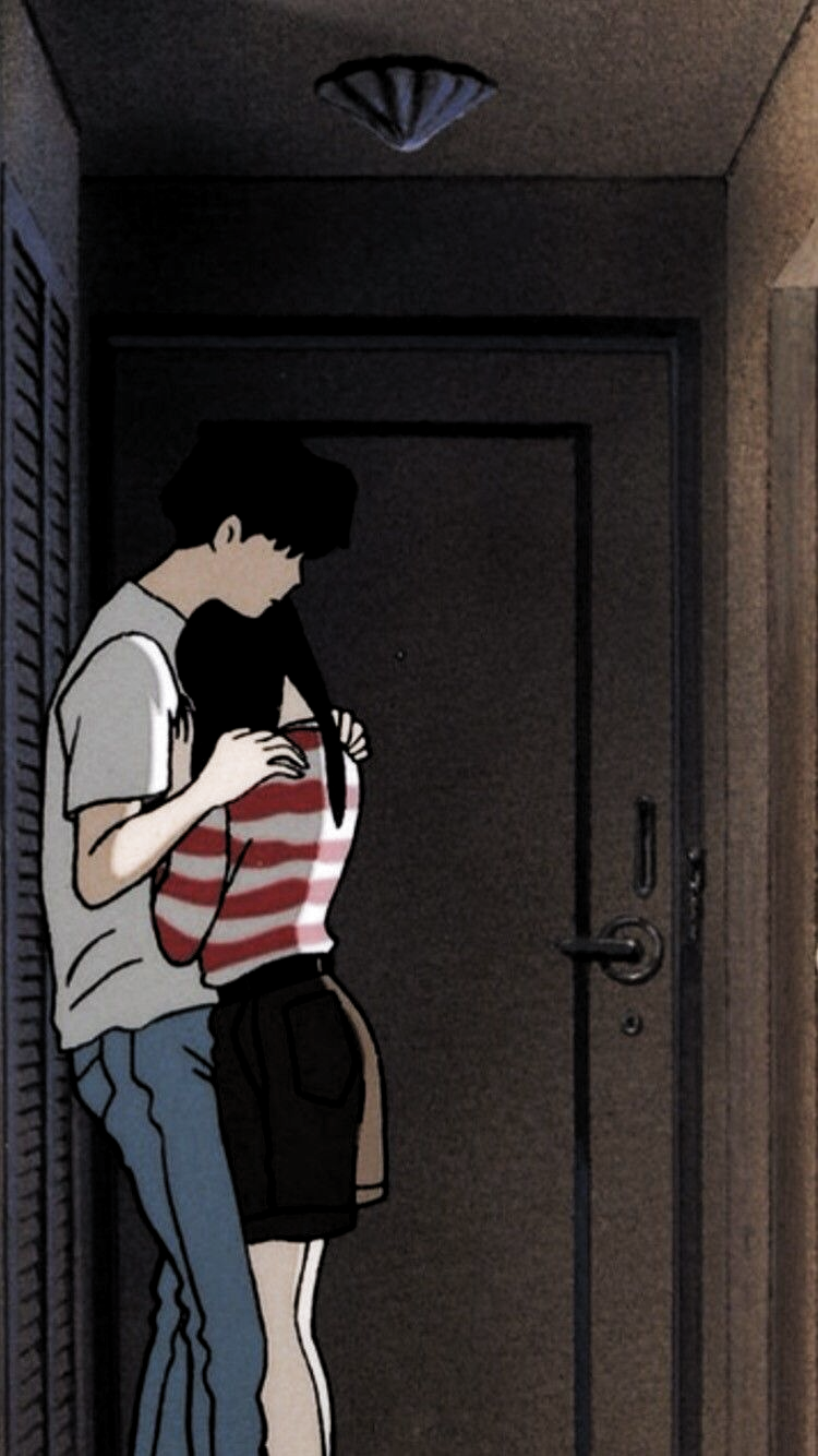 바다가 들린다 배경화면; the ocean waves, 네이버 블로그. Anime scenery, Anime wallpaper, Aesthetic anime