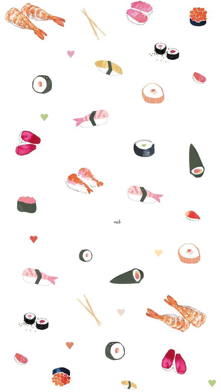 Cute Sushi adorable sushi food aesthetic trendy cool rice cute fish  roll HD phone wallpaper  Peakpx
