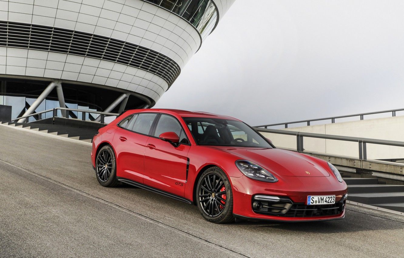 Wallpaper red, Porsche, Panamera, universal, 2021, Panamera GTS Sport Turismo image for desktop, section porsche