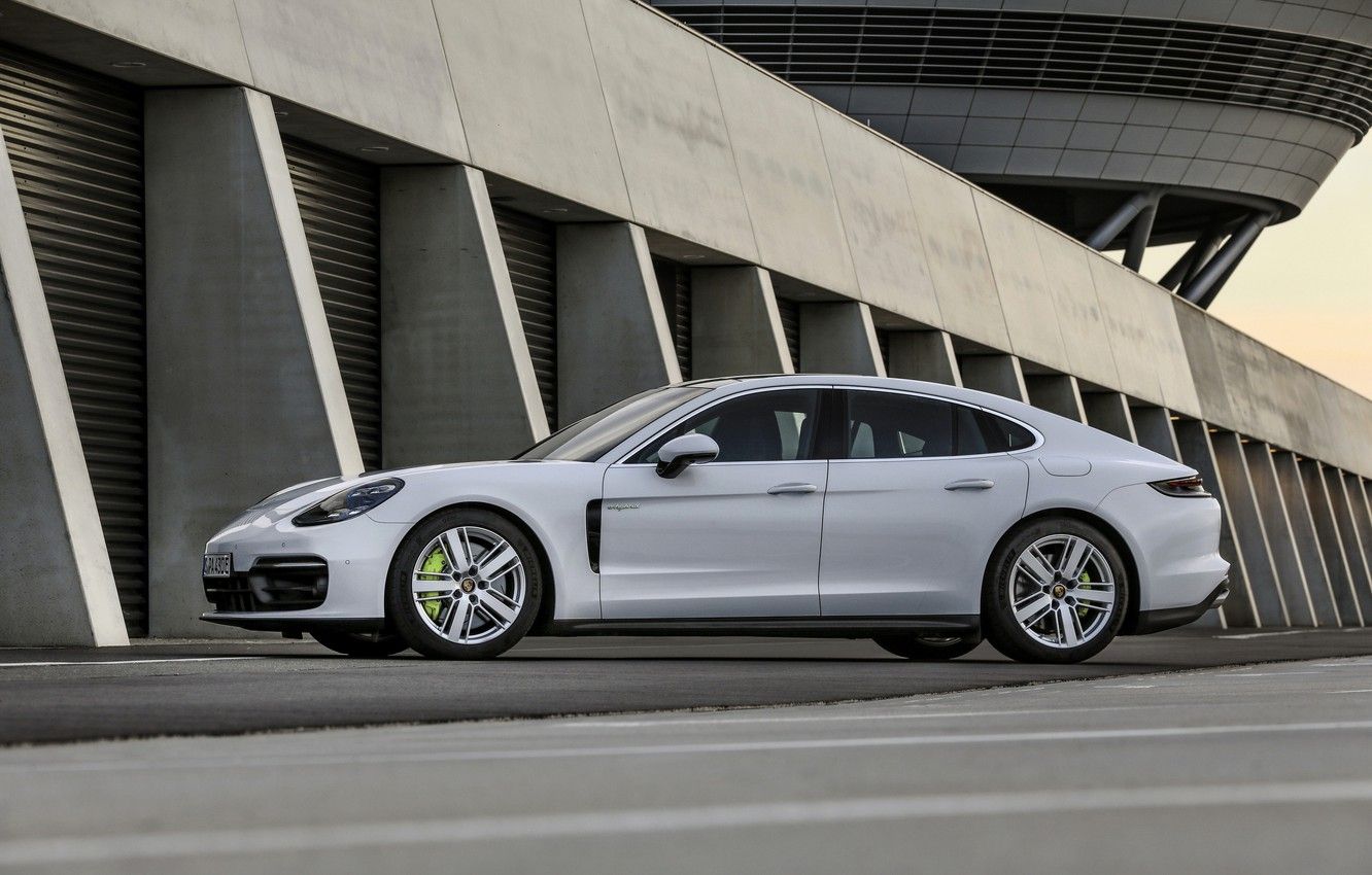 Wallpaper White, Porsche, Panamera, 2021, Panamera 4S E Hybrid Image For Desktop, Section Porsche