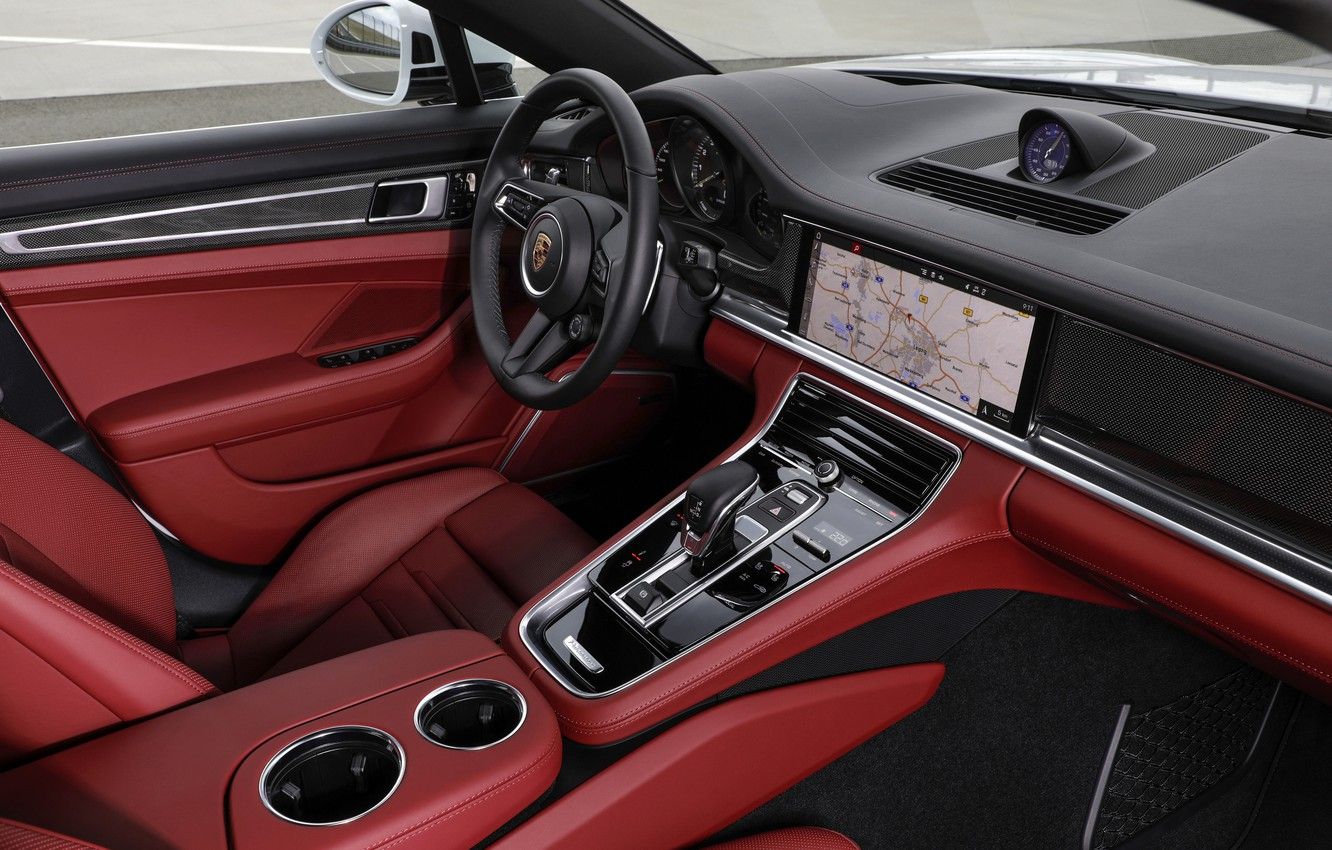 Wallpaper Interior, Porsche, Panamera, 2021, Panamera 4S E Hybrid Image For Desktop, Section Porsche