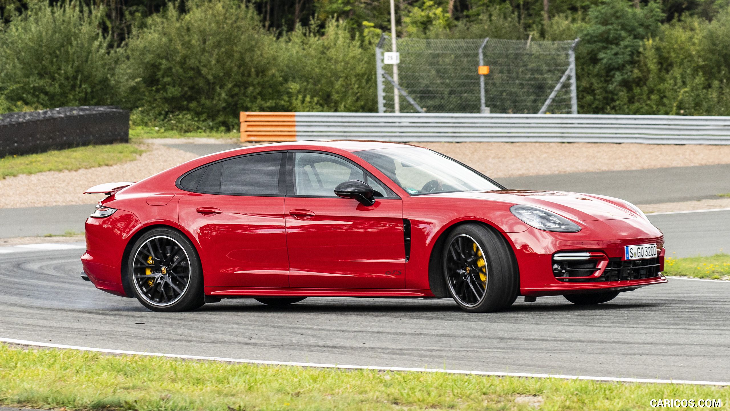 Porsche Panamera GTS (Color: Carmine Red). HD Wallpaper