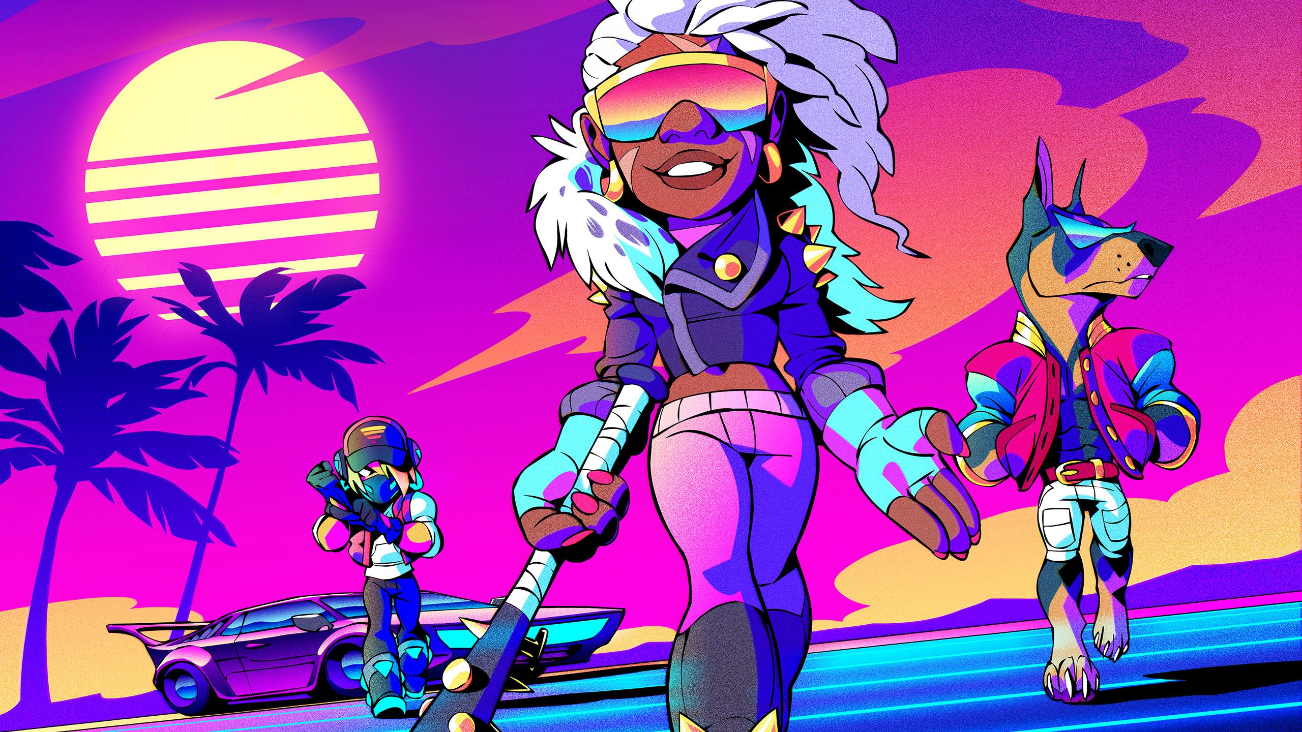 Synthwave Brawlhalla 1440P Resolution Wallpaper, HD Artist 4K Wallpaper, Image, Photo and Background