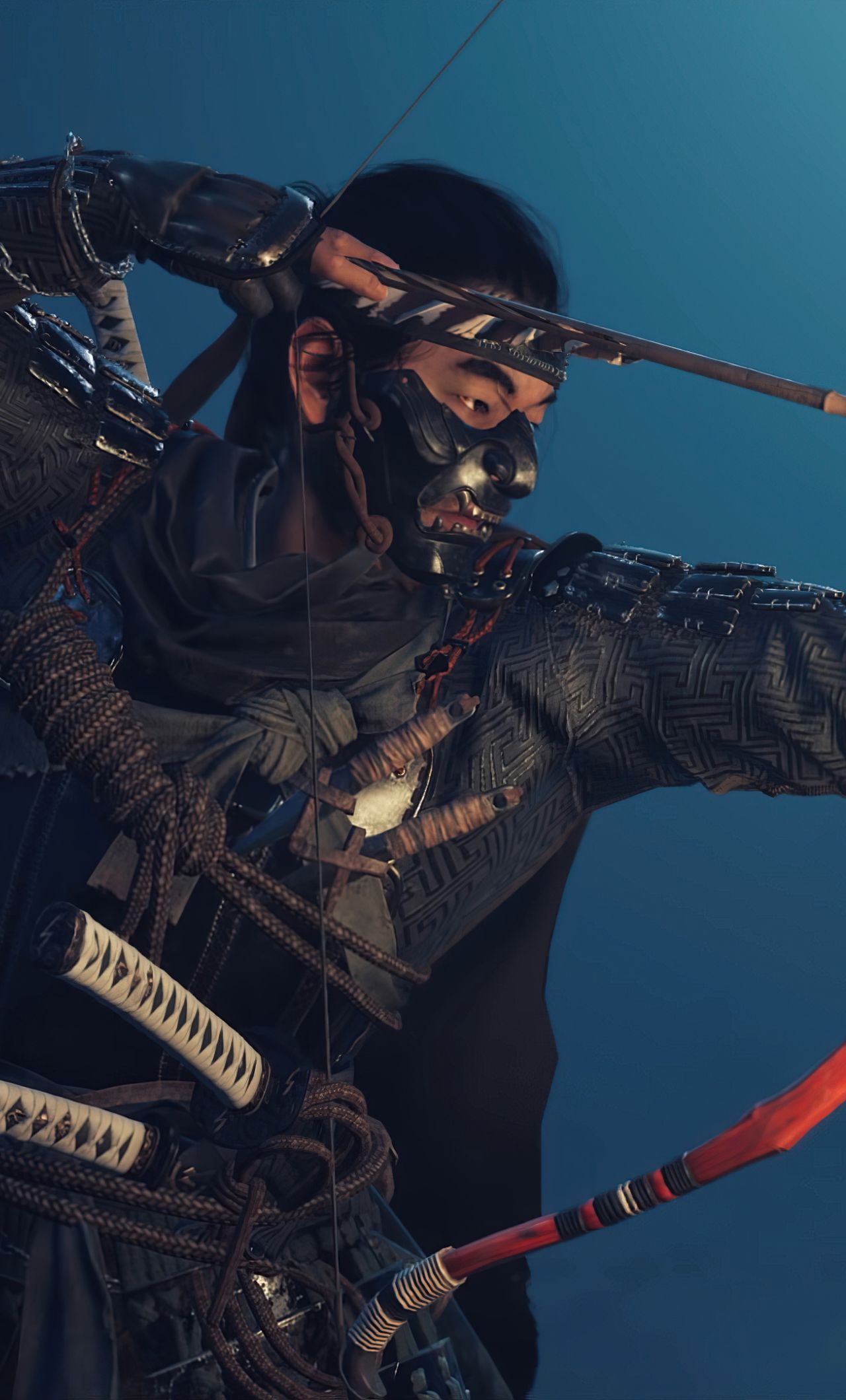 Samurai Archer Ghost of Tsushima iPhone 6 plus Wallpaper, HD Games 4K Wallpaper, Image, Photo and Background