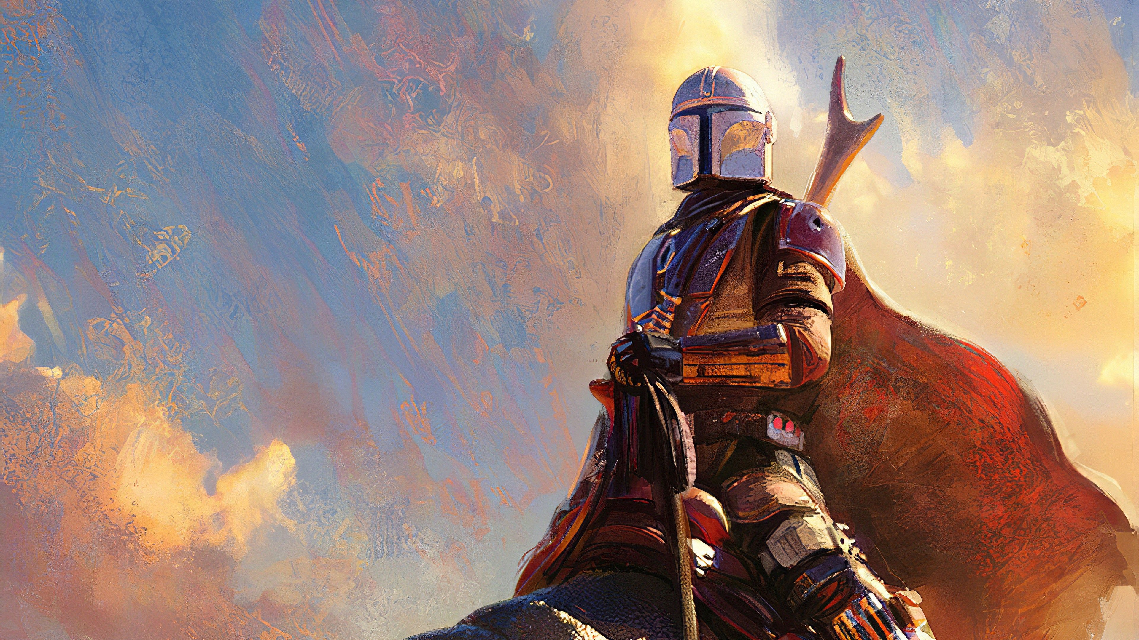 The Mandalorian 4K wallpaper