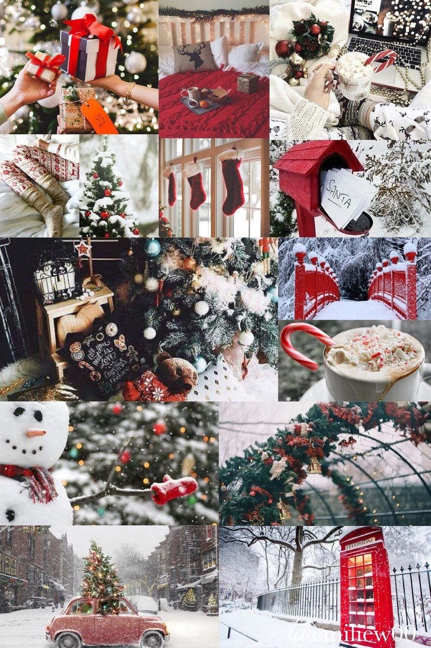 Collage Christmas Wallpapers Wallpaper Cave - vrogue.co
