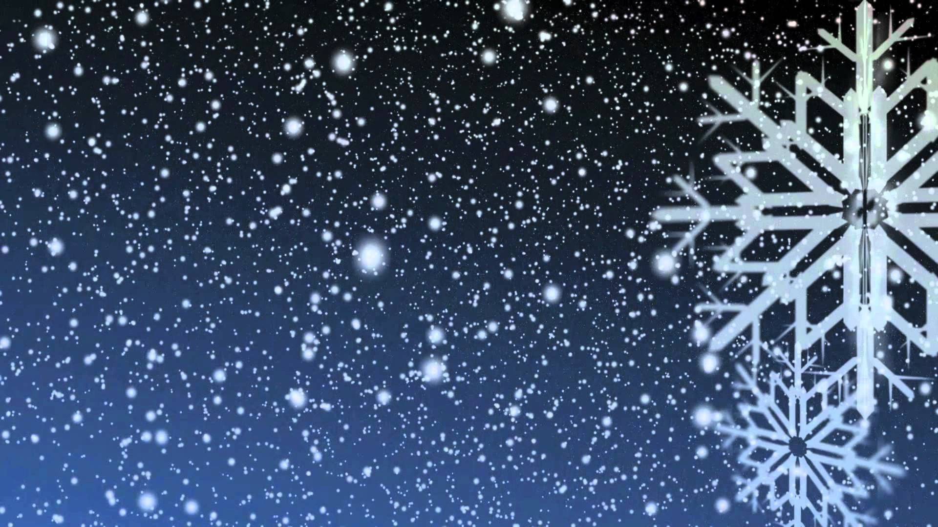 Silhouette is Falling Down. Computer wallpaper, Snow fairy, Snowflakes