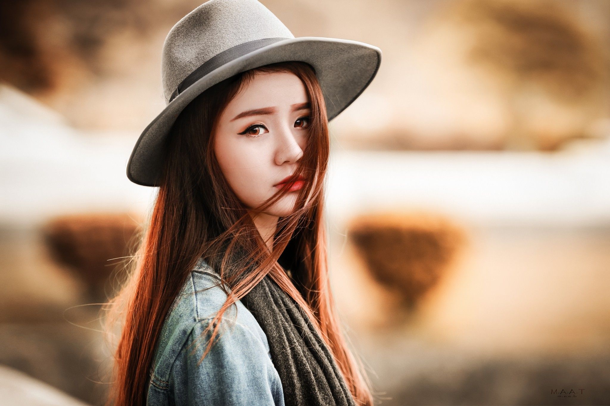 women, Hat, Face, Portrait, Asian Wallpaper HD / Desktop and Mobile Background