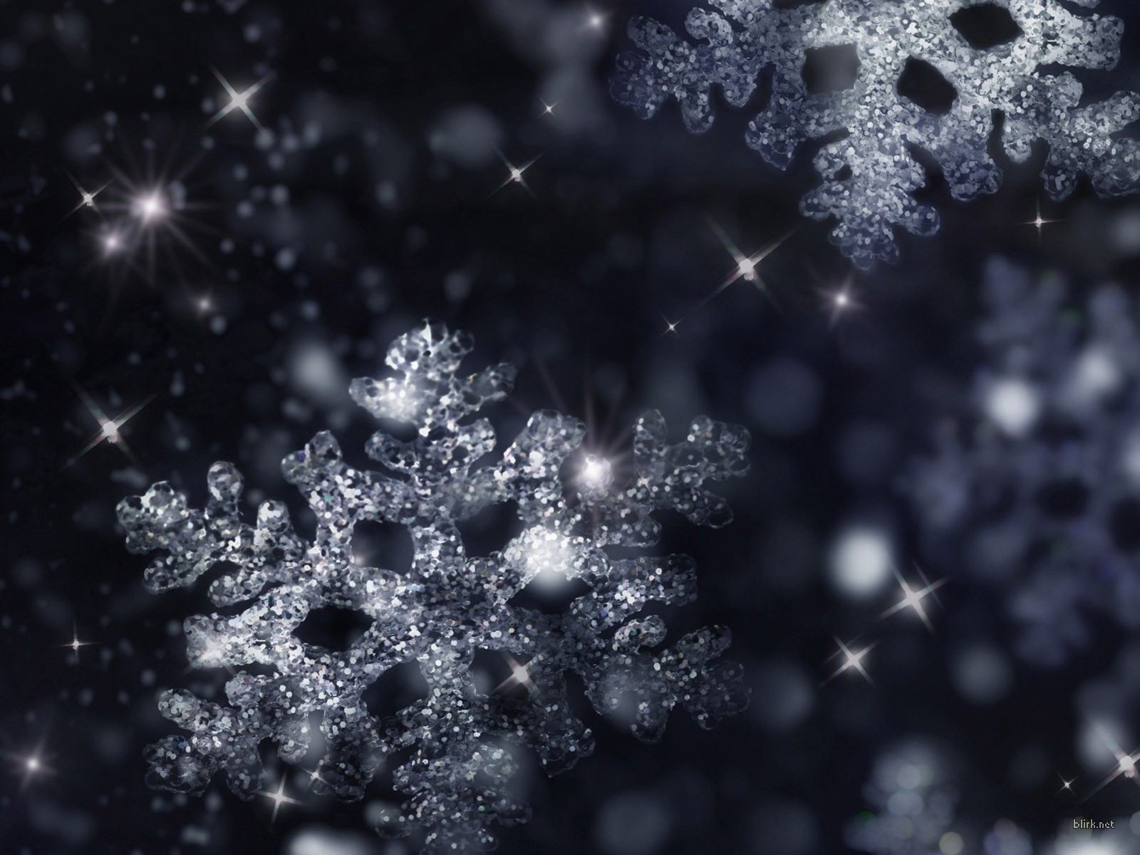 Snowflakes Falling wallpaperx1200