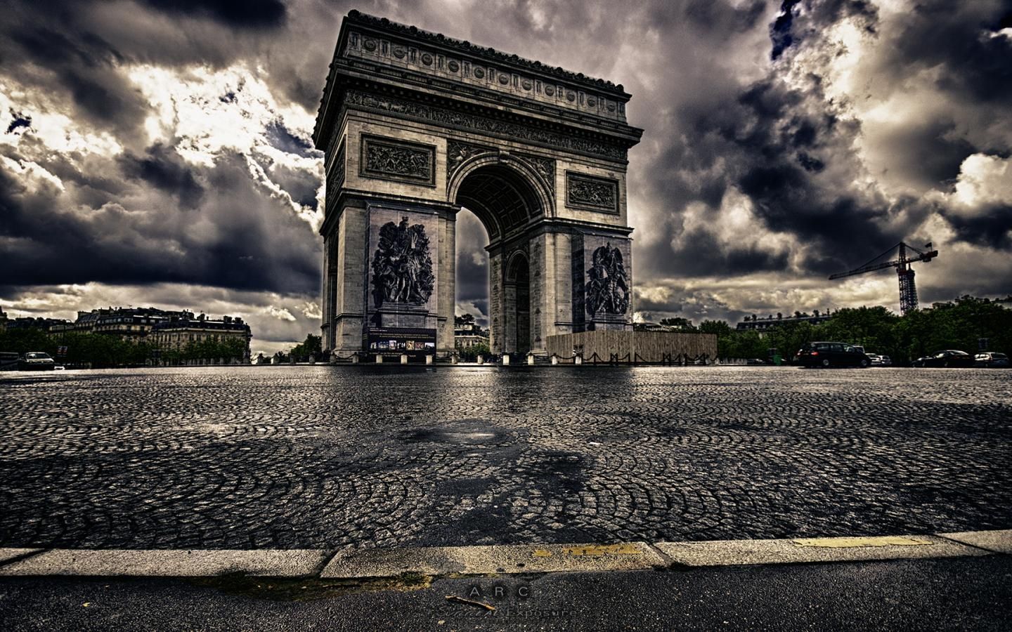 Arc de Triomphe Stunning Wallpaper HD Wallpaper. Qhd wallpaper, Beautiful wallpaper photo, Android wallpaper
