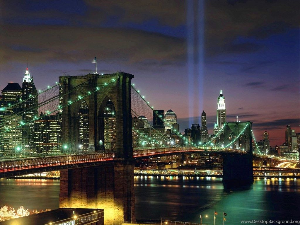 World Famous Places Wallpaper Tribute In Light New York City. Desktop Background