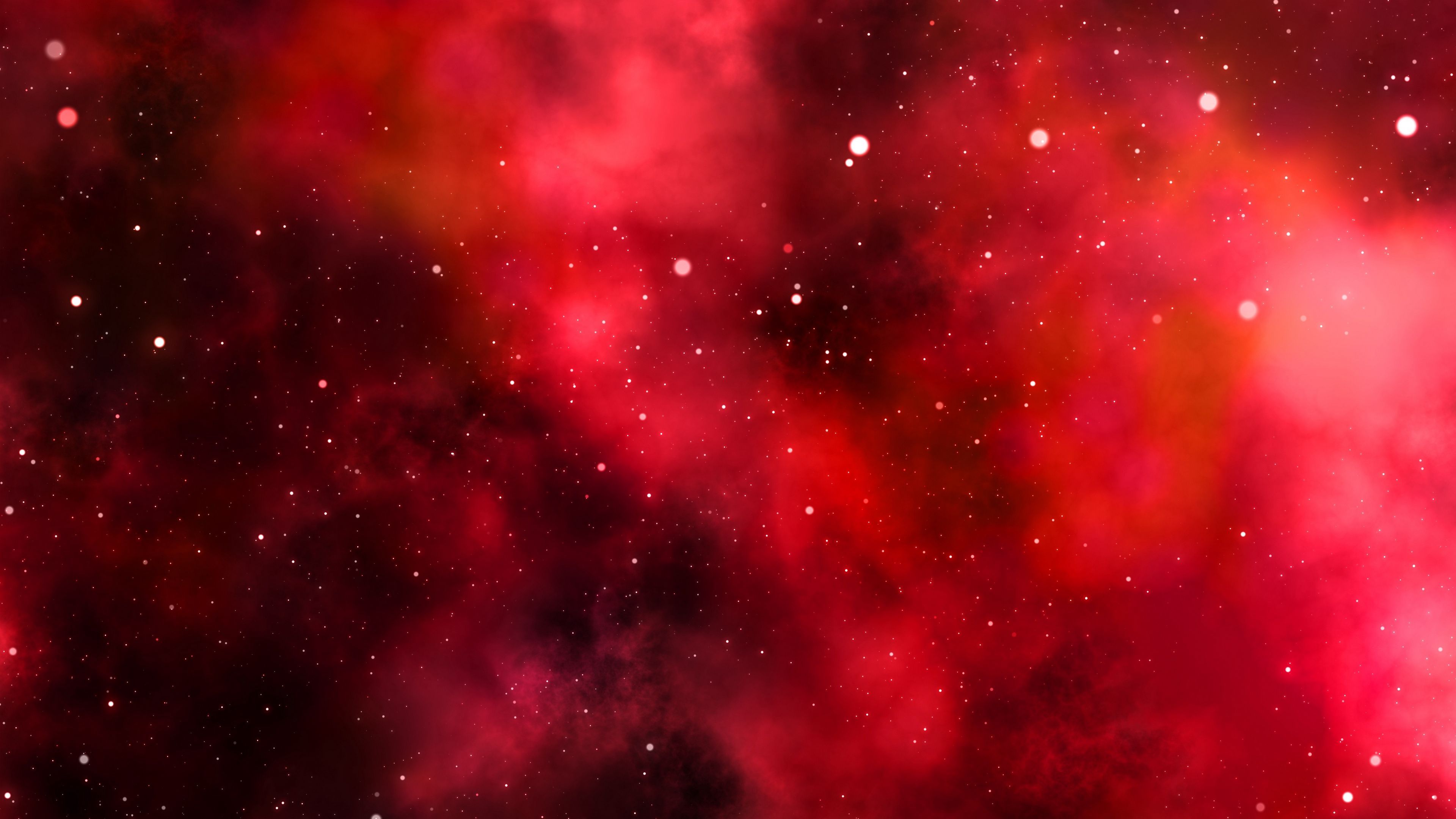 Outer Space Red 4K Wallpaper