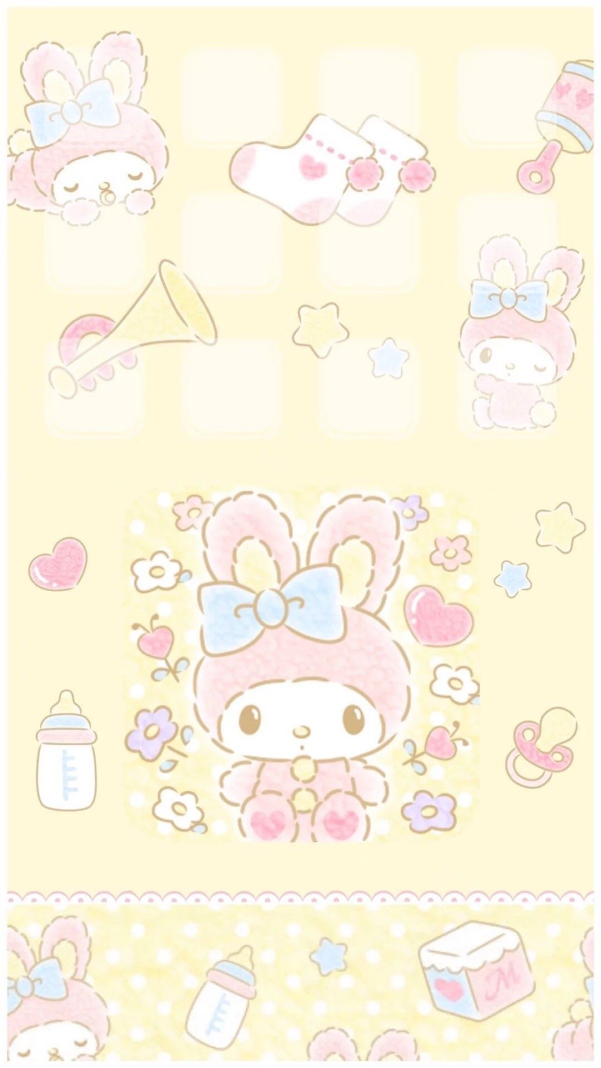 My Melody. My melody wallpaper, Melody hello kitty, Hello kitty my melody