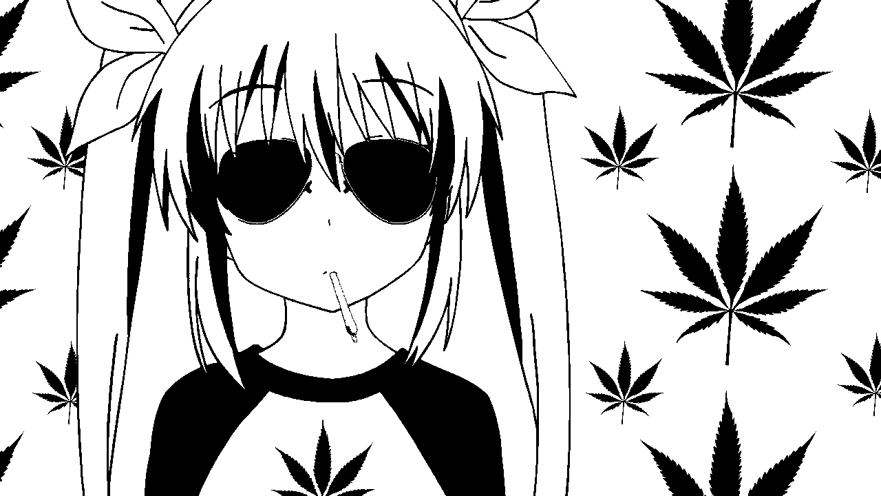 Weed Anime Wallpaper