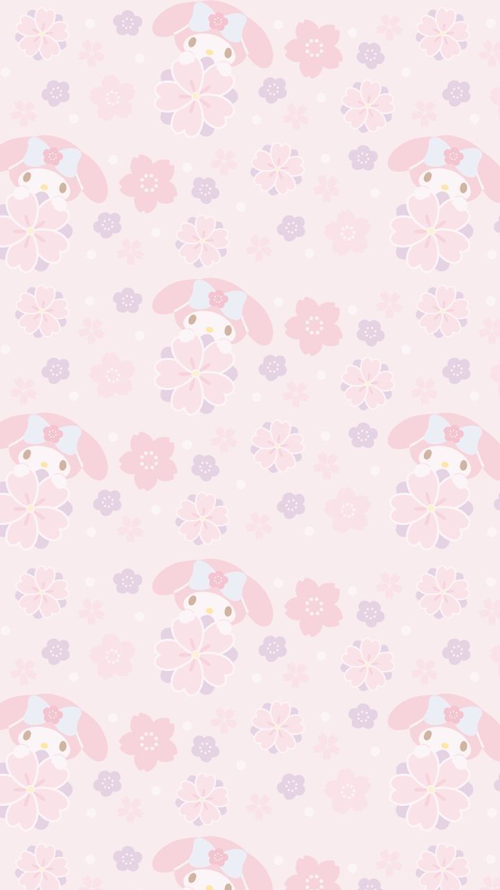My Melody phone wallpaper discovered