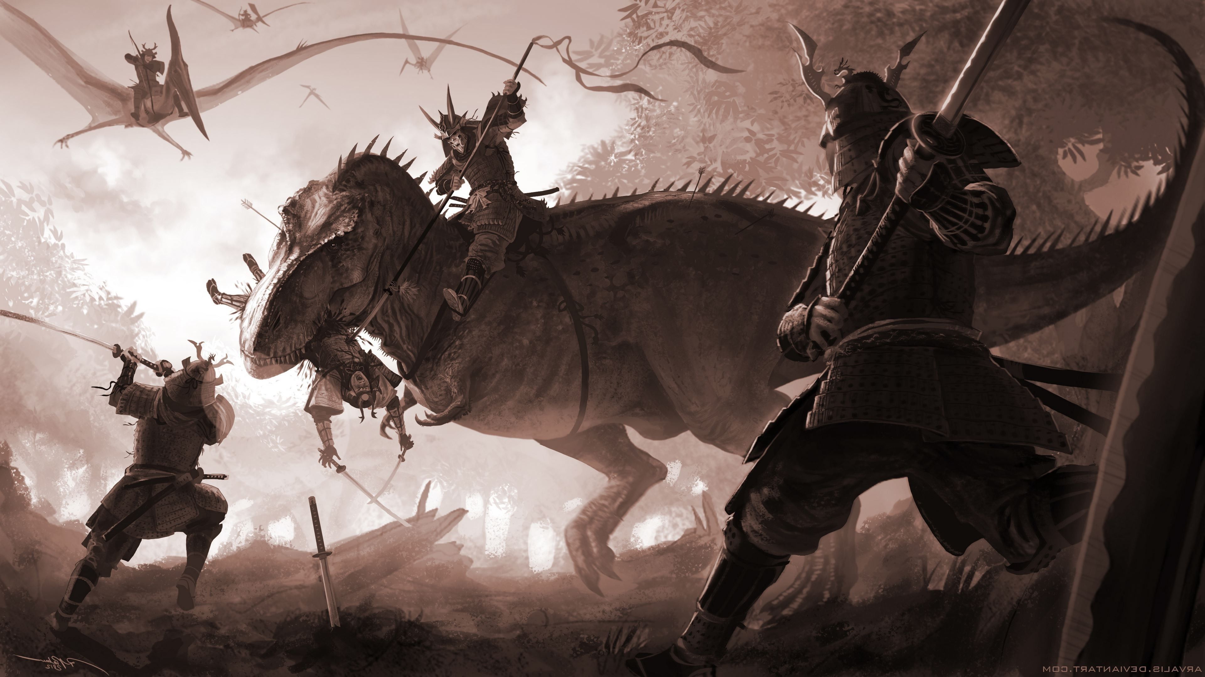 Anime Warrior Wallpaper