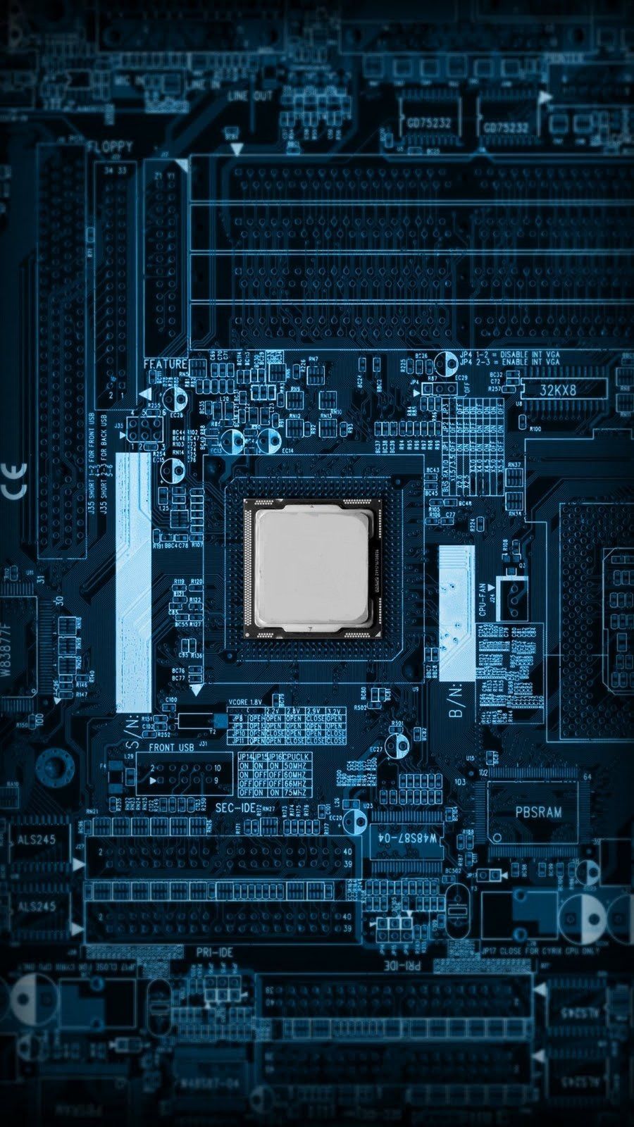 Intel CPU 1366x768 Wallpaper  Technology wallpaper, Android