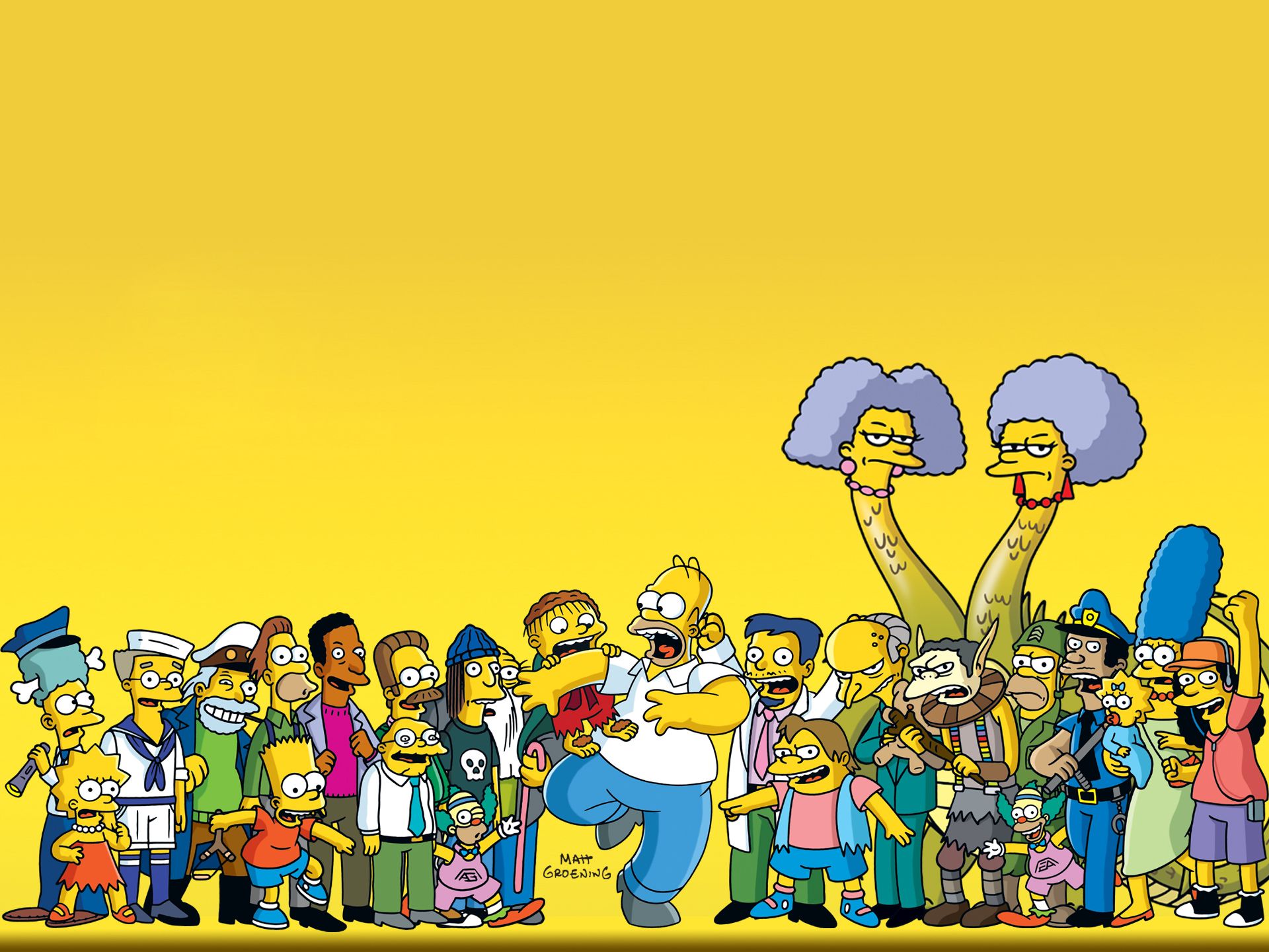 Simpson Family Wallpaper HD