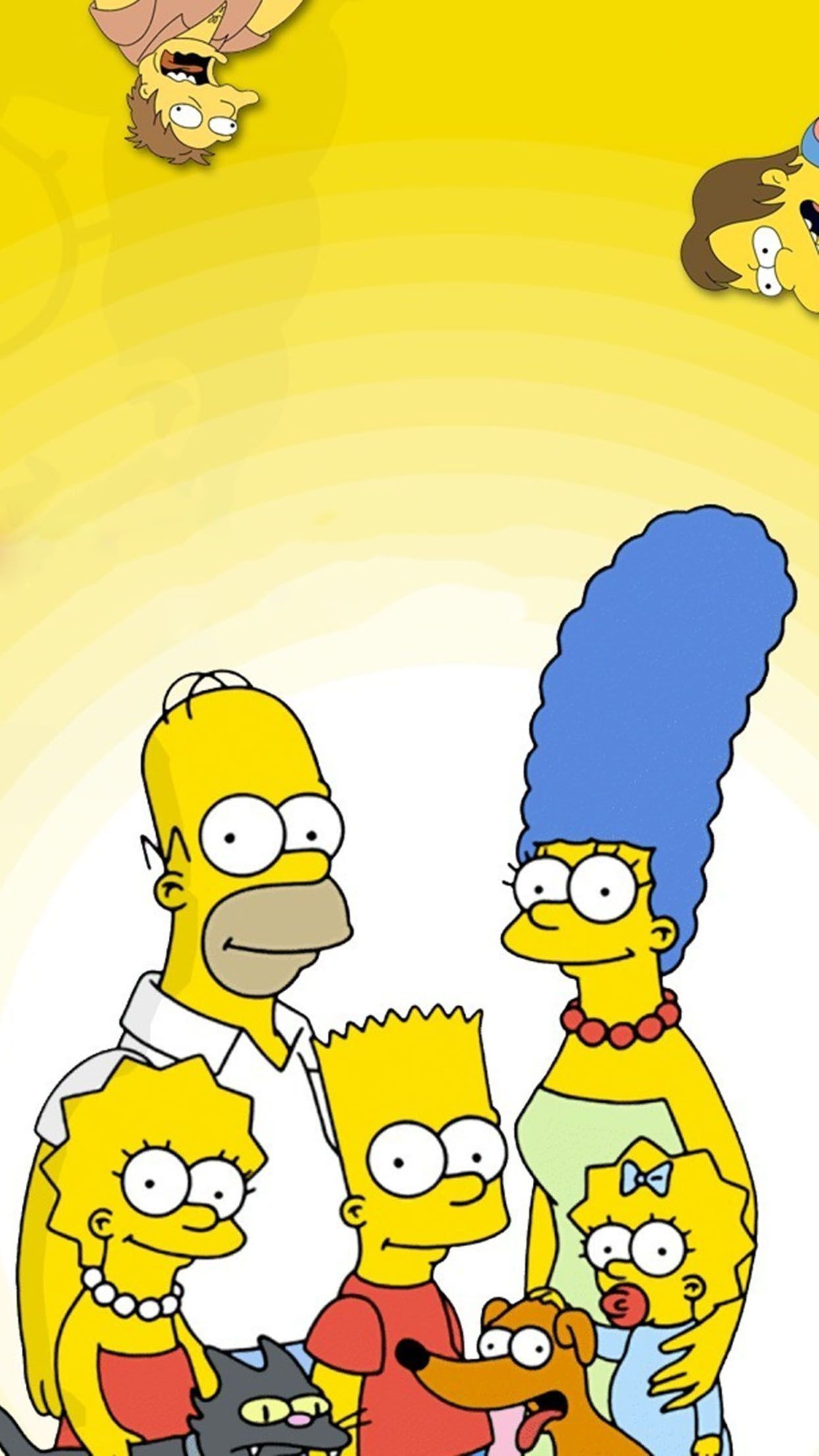 Simpsons Family Wallpaper for iPhone Pro Max, X, 6