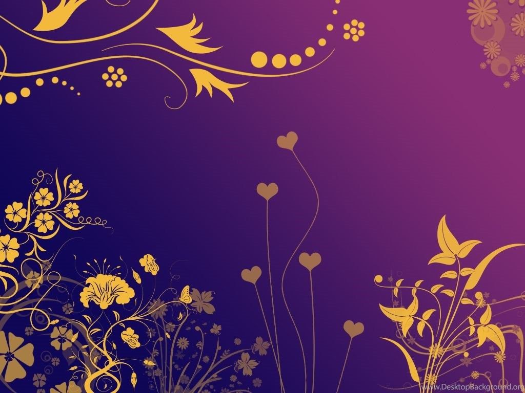 Purple And Yellow Wallpaper Desktop Background Desktop Background