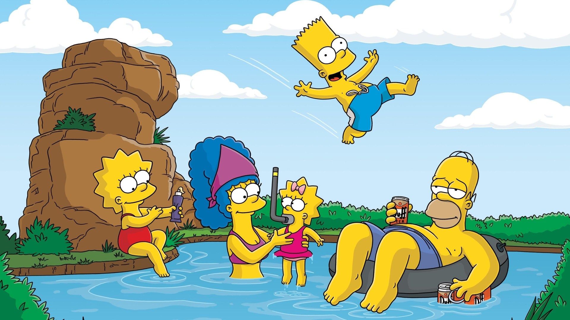 Family, Homer Simpson, The Simpsons HD Wallpaper & Background • 33487 • Wallur